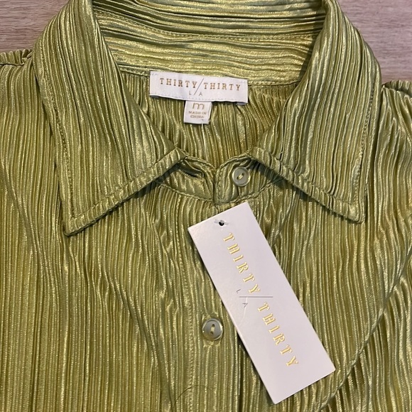 Thirty/Thirty LA Plisse Set M Top S Pants - Picture 3 of 14